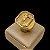 Anel Cristo Redentor Cravejado Banhado a Ouro 18K - Imagem 4