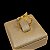 Anel Feminino Asas com regulagem Banhado a Ouro 18K - Imagem 2