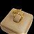 Anel Feminino Asas com regulagem Banhado a Ouro 18K - Imagem 1