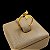 Anel Feminino Asas com regulagem Banhado a Ouro 18K - Imagem 3