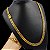 Cordão e Pulseira 10mm Grummet Dupla com Fecho 750 Banhada a Ouro 18K - Imagem 6