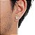 Par de Brincos Masculino Quadrado Cravejado Banhado a Ouro 18K - Imagem 2