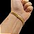 Pulseira Flat Laminada 7mm Banhada a Ouro 18K - Imagem 1
