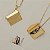 Cordão Feminino + Pingente Relicário Carta (ESCOLHA SUA MENSAGEM) Banhado a Ouro 18K - Imagem 8