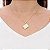 Cordão Feminino + Pingente Relicário Carta (ESCOLHA SUA MENSAGEM) Banhado a Ouro 18K - Imagem 6