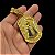 Pingente Nossa Senhora Mãe de Deus Cravejado Zircônia Banhado a Ouro 18K - Imagem 3