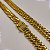 Cordão 20mm Grummet Elos Duplos Fecho PREMIUM 750 Banhado a Ouro 18K - Imagem 3
