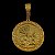 Pingente Medalha Fé Banhado a Ouro 18K - Imagem 4