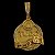 Pingente Medalha Tudo Passa Cravejado Banhado a Ouro 18K - Imagem 4