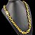 Cordão Cadeado 16mm Fecho Duplo 750 Banhado a Ouro 18K - Imagem 2