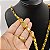 Cordão Tijolinho 8mm com Trava Dupla Banhado a Ouro 18K + Pingente Jesus Cravejado - Imagem 8