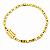 Pulseira Italiana Piastrine 4mm Fecho Duplo 750 Banhado a Ouro 18K - Imagem 4