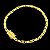 Pulseira Italiana Piastrine 4mm Fecho Duplo 750 Banhado a Ouro 18K - Imagem 5
