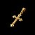 Pingente Crucifixo Pequeno Jesus Banhado a Ouro 18K - Imagem 4