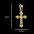 Pingente Crucifixo Pequeno Jesus Banhado a Ouro 18K - Imagem 2