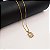 Cordão e Pulseira Veneziana Banhada a Ouro 18K + Pingente Pedra Cristal - Imagem 8