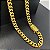 CORDÃO GRUMMET PITBULL 10MM FECHO DUPLO 750 BANHADA A OURO 18K - Imagem 5