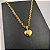 CORDÃO ELO PORTUGUES 7MM FECHO PREMIUM FEMININO COM PINGENTE CORAÇÃO BANHADA A OURO 18K - Imagem 7