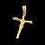 PINGENTE JESUS NA CRUZ BANHADA A OURO 18K - Imagem 3