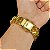 PULSEIRA LACRAIA 20MM FECHO DUPLO 750 BANHADA A OURO 18K - Imagem 6