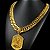 CORDÃO LACRAIA 20MM FECHO DUPLO 750 BANHADO  A OURO 18K + PINGENTE PLACA JESUS - Imagem 11