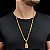 Cordão Cadeado 6mm Fecho Gaveta + Pingente Rosto de Jesus Banhado a Ouro 18K - Imagem 4