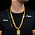 Cordão Dubai 13mm com Fecho Gaveta Duplo Banhado a Ouro 18K + Pingente Nossa Senhora Cravejado - Imagem 5