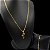 Cordão e Pulseira Italiana Piastrine 3mm Banhada a Ouro 18K + Crucifixo 3D - Imagem 6