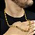 Cordão Tijolinho 8mm Fecho Duplo Banhado a Ouro 18K - Imagem 4