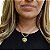 Cordão Feminino Luxo 3mm Banhado a Ouro 18K + Pingente Coração Trabalhado - Imagem 4