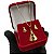 Conjunto Feminino Nossa Senhora + Par de Brincos Cravejados | Cordão Veneziano 45cm - Imagem 6