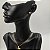Conjunto Feminino Banhado a Ouro 18K – Cordão Veneziano com Coração e Brincos - Imagem 5