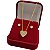 Conjunto Feminino Coração Cravejado + Par de Brincos Ponto Luz | Banhado a Ouro 18K - Imagem 6