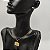 Conjunto Feminino Bíblia Pai Nosso + Brincos | Banhado a Ouro 18K 45cm - Imagem 3