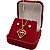 Conjunto Feminino Banhado a Ouro 18K com Pingente Diamante + Brincos - Imagem 6