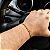 Pulseira Masculina Grumet 4mm Banhada a Ouro 18K com Fecho Duplo 750 - Imagem 2