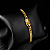 Pulseira Masculina Grumet 4mm Banhada a Ouro 18K com Fecho Duplo 750 - Imagem 6