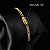 Pulseira Masculina Grumet 4mm Banhada a Ouro 18K com Fecho Duplo 750 - Imagem 3