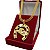 Cordão Esteira 6mm com Pingente Ferradura e Chapéu Banhado a Ouro 18K – 45cm - Imagem 1