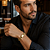 Pulseira Masculina 12mm Banhada a Ouro 18K com Fecho Magnético - Imagem 7
