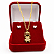 Conjunto Feminino Pingente Filho ou Filha Cravejado Banhado a Ouro 18K com Brincos - Imagem 6