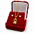 Conjunto Feminino Pingente Filho ou Filha Cravejado Banhado a Ouro 18K com Brincos - Imagem 5