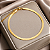 Pulseira Feminina Laminada Fita 4mm com Extensor Banhada a Ouro 18K - Imagem 5