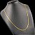 Cordão Italiano Piastrine 3mm Banhado a ouro 18K - Imagem 3