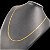 Cordão Italiano Piastrine 3mm Banhado a ouro 18K - Imagem 4