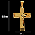 Pingente Crucifixo com Pai Nosso em Alto Relevo Banhado a ouro 18K - Imagem 2