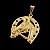 Pingente Ferradura Banhado A Ouro 18K - Imagem 3