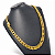 Cordão Masculino Lacraia 10mm Fecho Duplo Banhado a Ouro 18K - Imagem 6