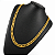 Cordão Masculino Lacraia 10mm Fecho Duplo Banhado a Ouro 18K - Imagem 5