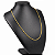 Cordão Trançado Masculino (Elo Baiano) 2mm Banhado a OURO 18K - Imagem 4